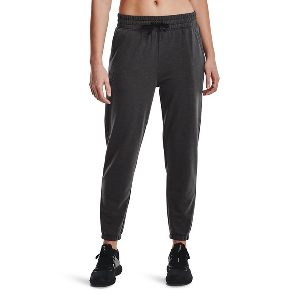 Under Armour Woman’s Rival Terry Jogger Set in Jet Grey Size XS/Small - Picture 13 of 13